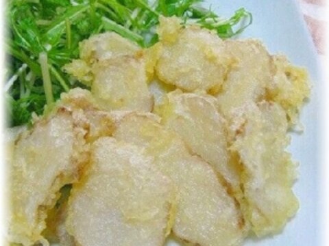 さくっと素朴な味わい！菊芋の天ぷら